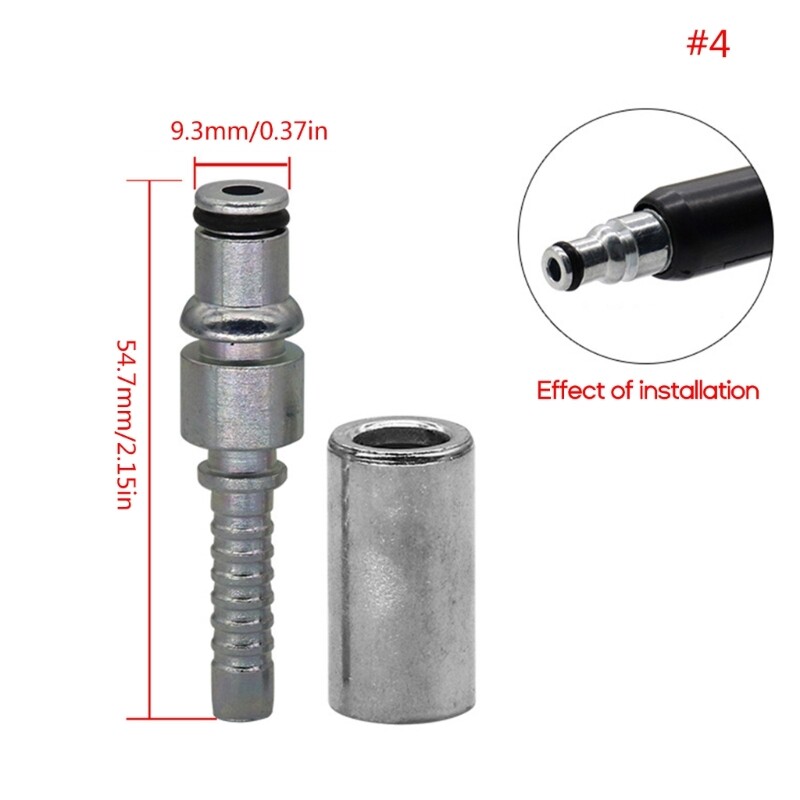 High Pressure Hose Mount Connector Water Hose Pipe Fitting TwistConnector set