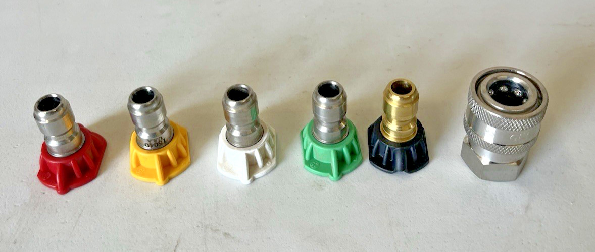 General Pump #7.0 Orifice Nozzles W/ Soap Nozzle & 1/4” Stainless Steel Socket