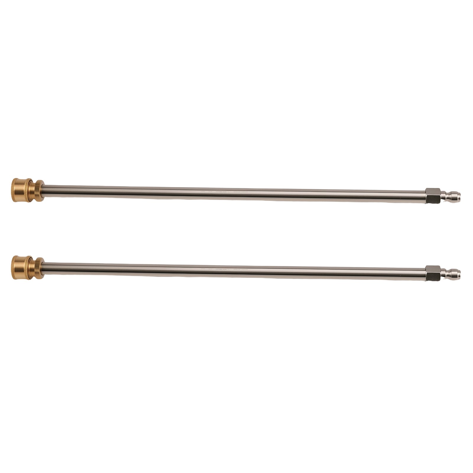 2 Pack QC Extension Wand Stainless Steel Pressure Washer Lance Set 4000PSI Max