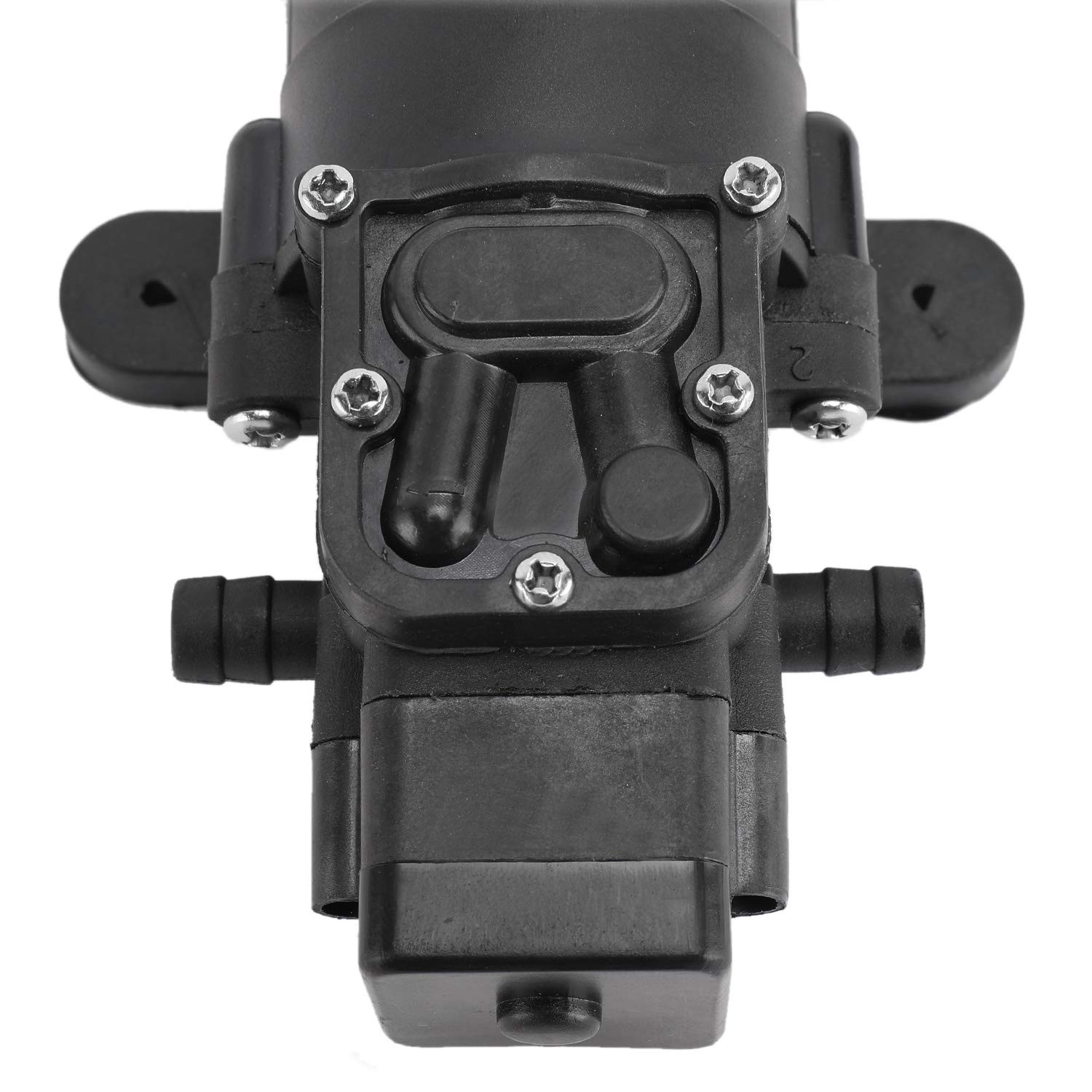 12V Diaphragm Water Pressure Pump 1.1 GPM 35 PSI With 2 Hose Clamps Caravan