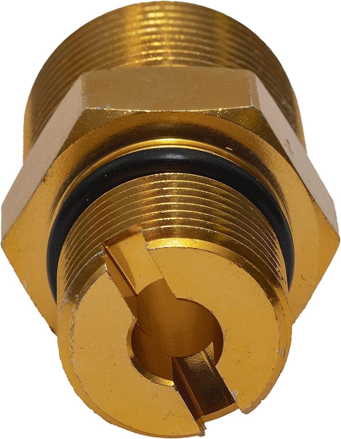 Cleaning Outlet Connector for Gas Powered Pressure Washer Pumps, Gold