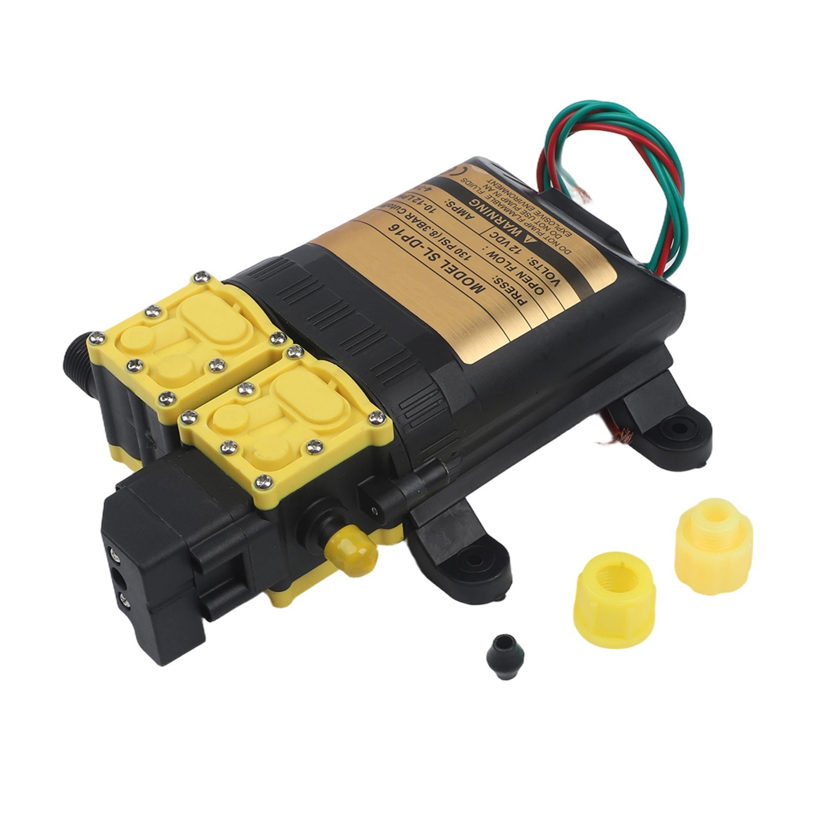 12V Dual Core Power Water Pump Motor for Various Agricultural Applications