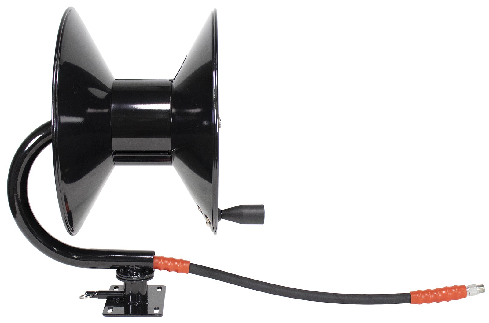 Erie Tools 5100 PSI 3/8″ x 100′ Pressure Washer Hose Reel with Swivel Base