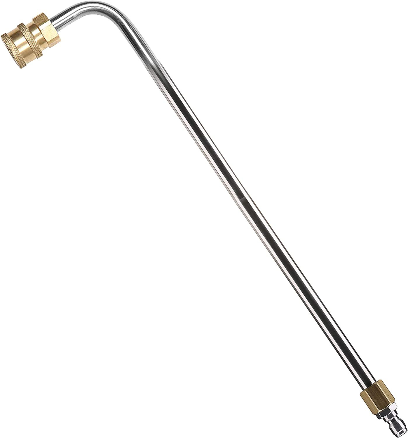 Pressure Washer Wand Extension, 90 Degree Curved Angled, Undercarriage and Gutte