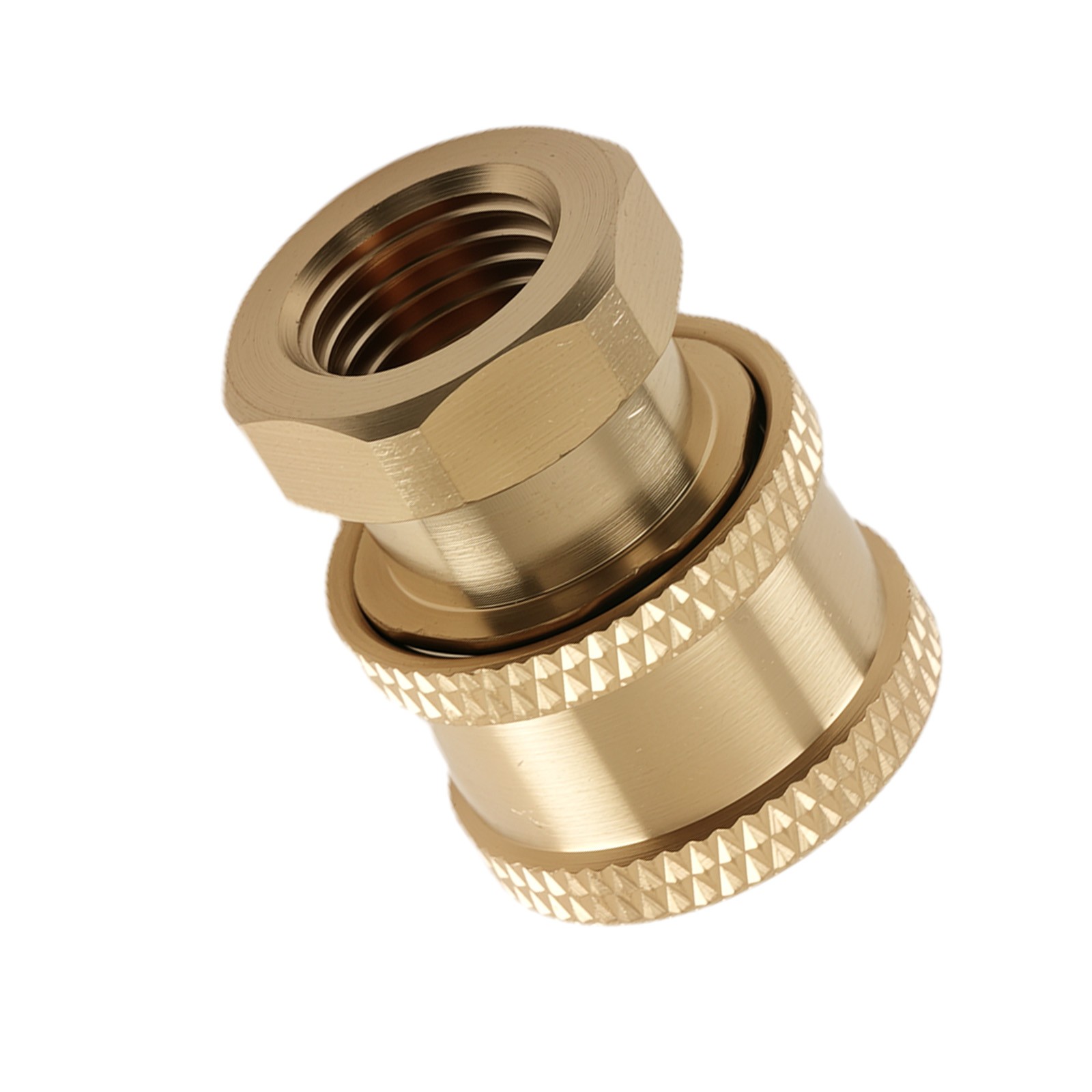 2 Pack Brass Pressure Washer Adapter 1/4″ QC Socket to Female NPT 5000PSI
