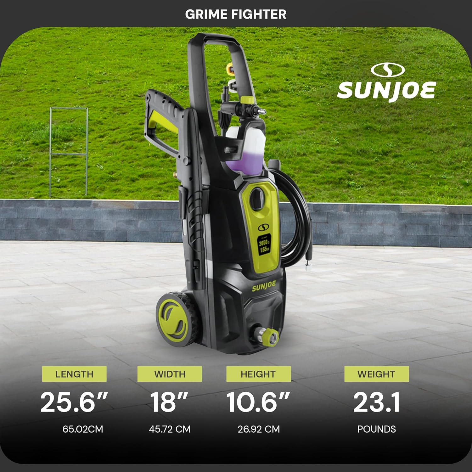 SPX2680-MAX Electric Pressure Washer w/ Foam Cannon & Wand, 1600 PSI