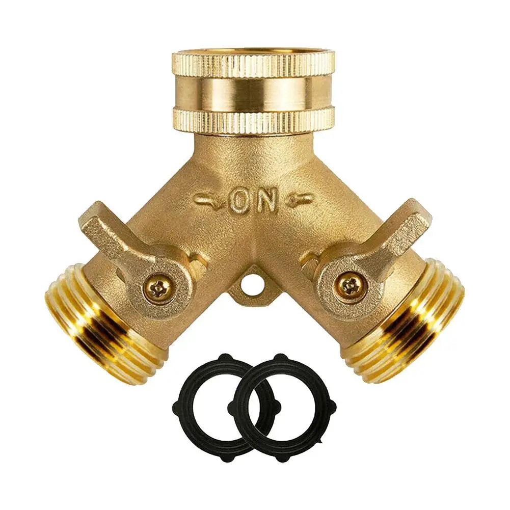 Brass Faucet Tap Connector Mixer Hose Adaptor Quick Connecter 3/4 Copper Hose Co