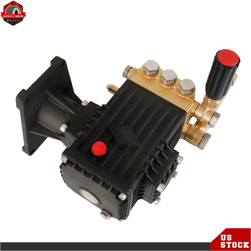 NEW G: 3000 psi at 4 US gpm, 9 hp at 3400 rpm 1-in Shaft Pressure Washer Pump