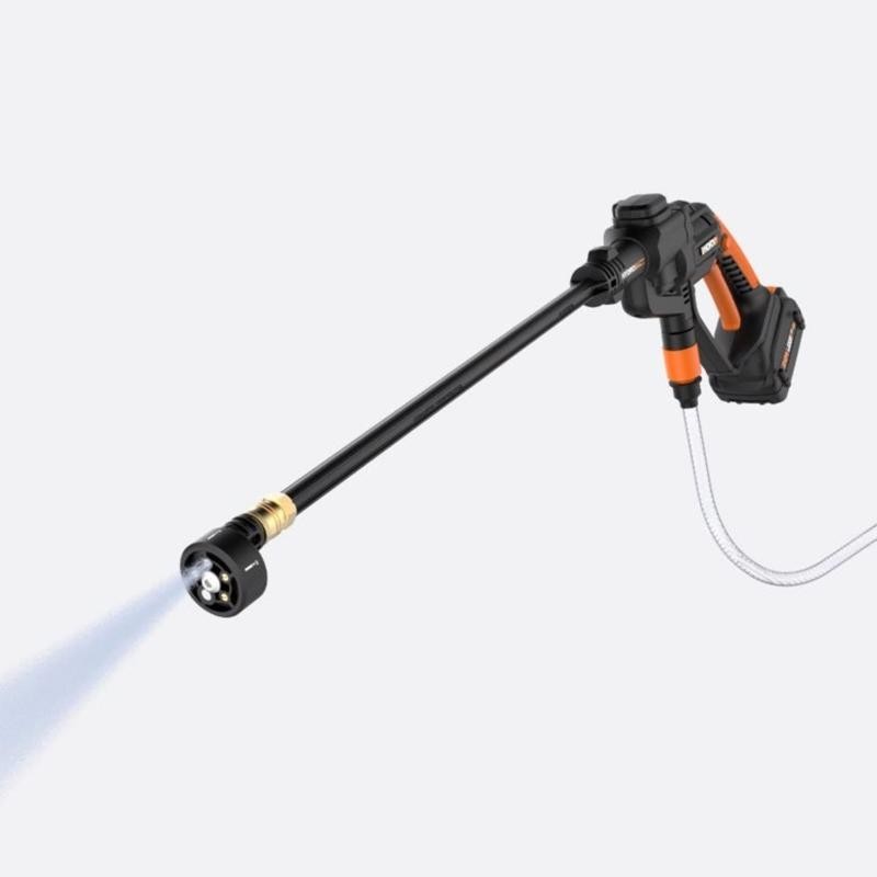 New Worx Hydroshot 320 psi Battery 0.5 gpm Portable Power Cleaner
