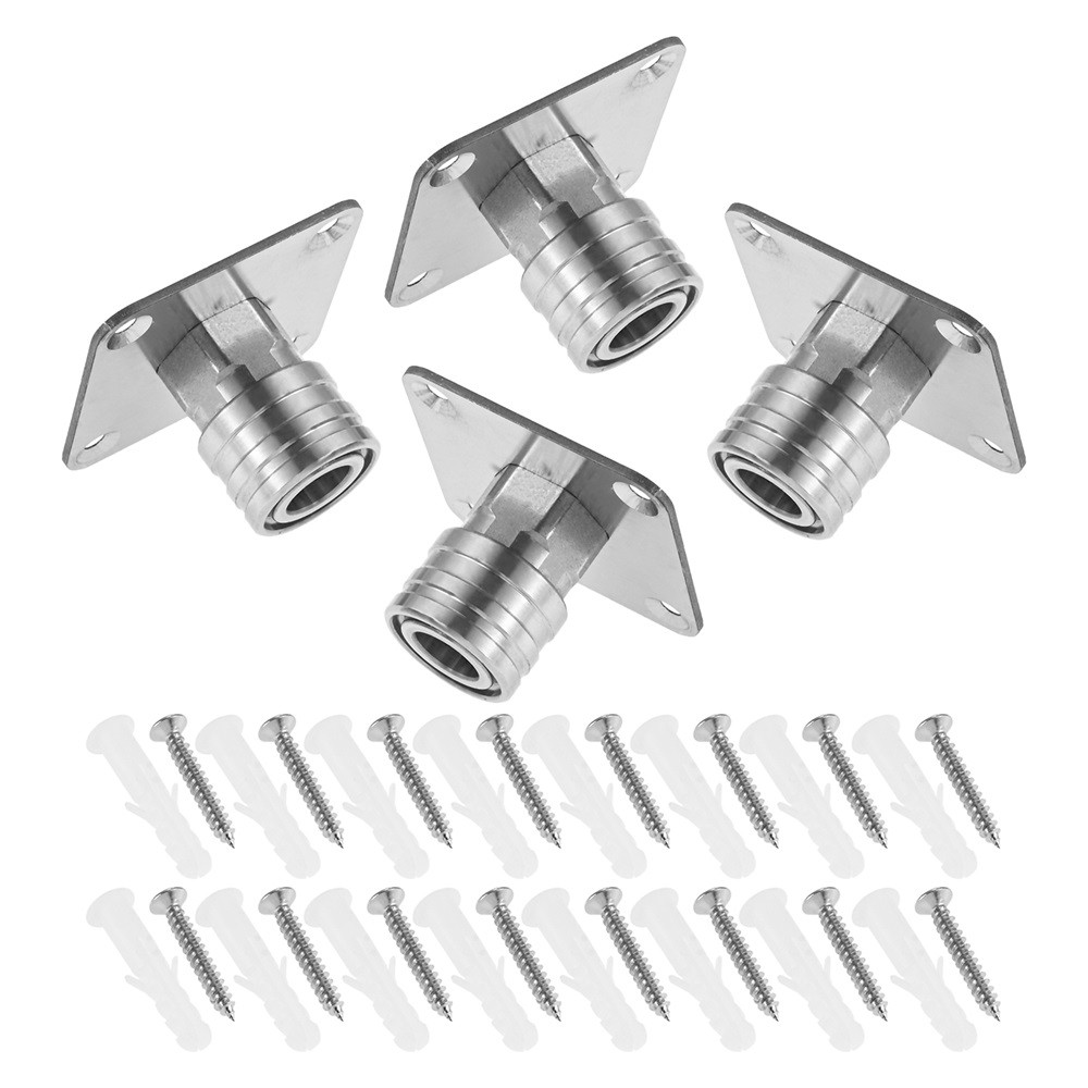 4PCS Pressure Washer Nozzle Tips Brackets with 20 Screws & Wall Anchors