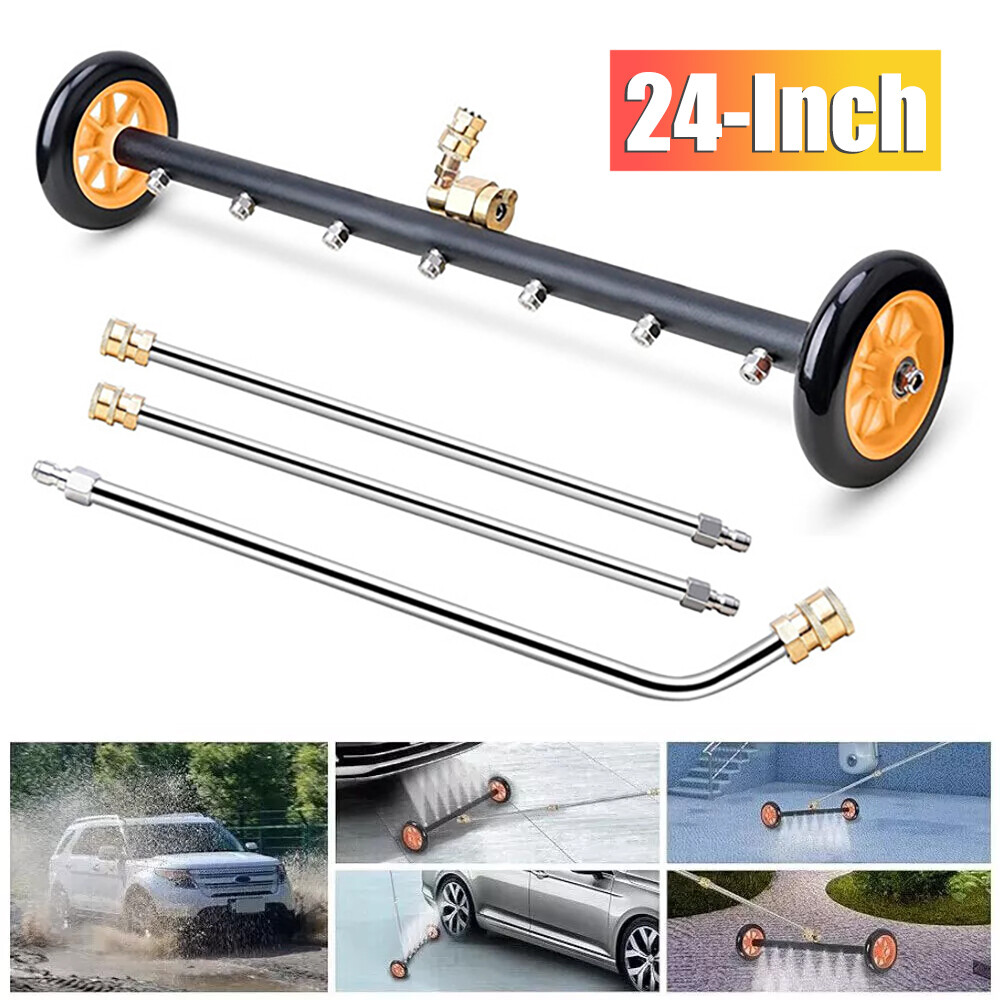 Pressure Power Washer Undercarriage Under Car Cleaner 24″ 4000 PSI Water Broom
