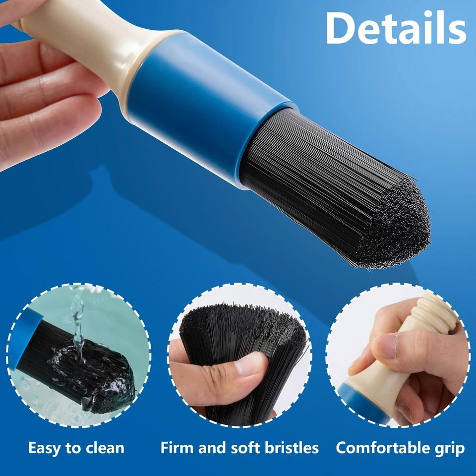 Flow-Thru Parts Washer Brush Parts Cleaning Brush(3.6 Ounce10.62 Inch) with 28