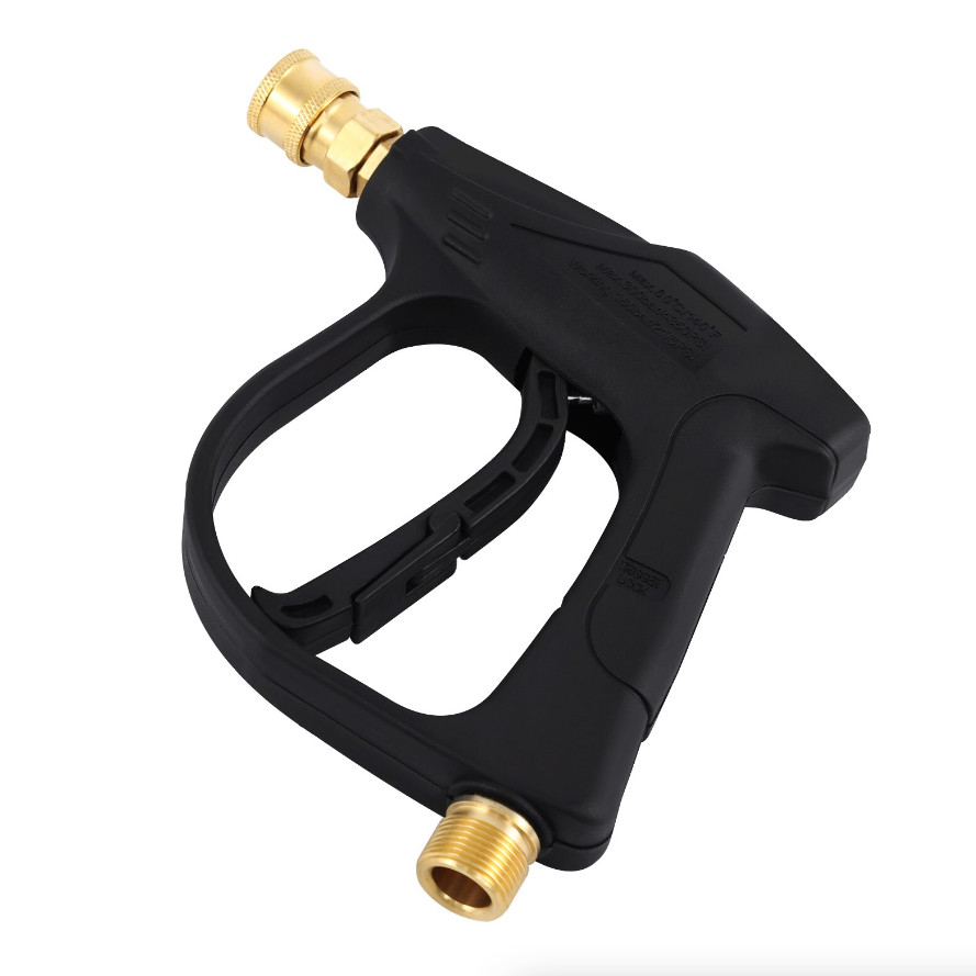 1/4″ High Pressure Washer Gun 4000 PSI Car Wash Foam Spray Short Wand w/ Nozzle