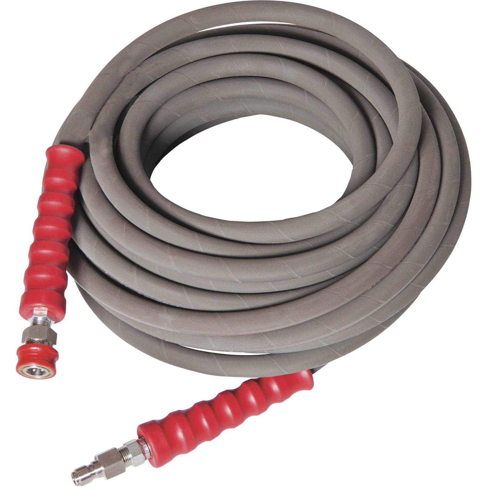NorthStar Hot Water Nonmarking Pressure Washer Hose, 6000 PSI, 50ft. x 3/8in.