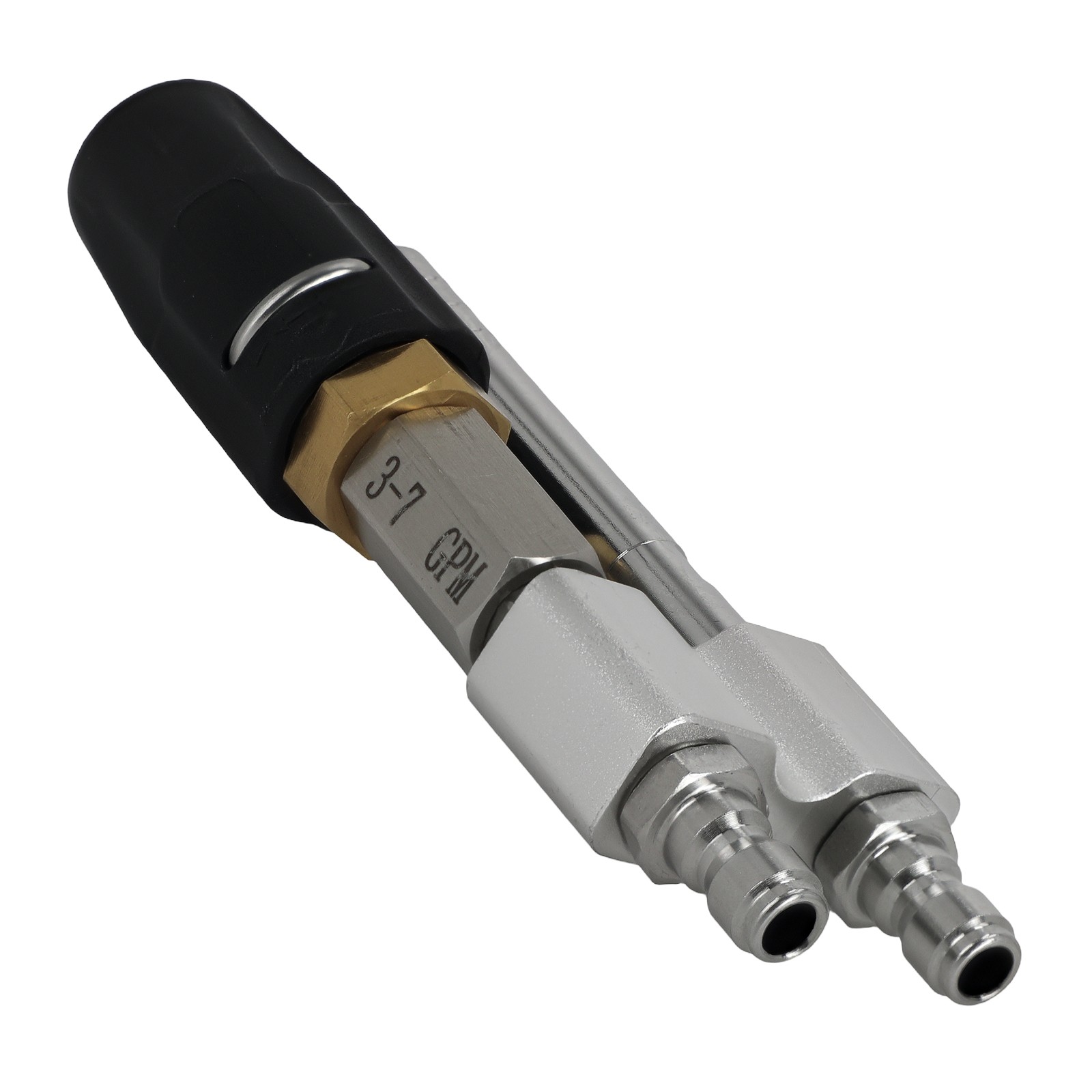 2-in-1 Brass Soft Wash Nozzle 6000 PSI for Pressure Washer 0-60° Adjustable