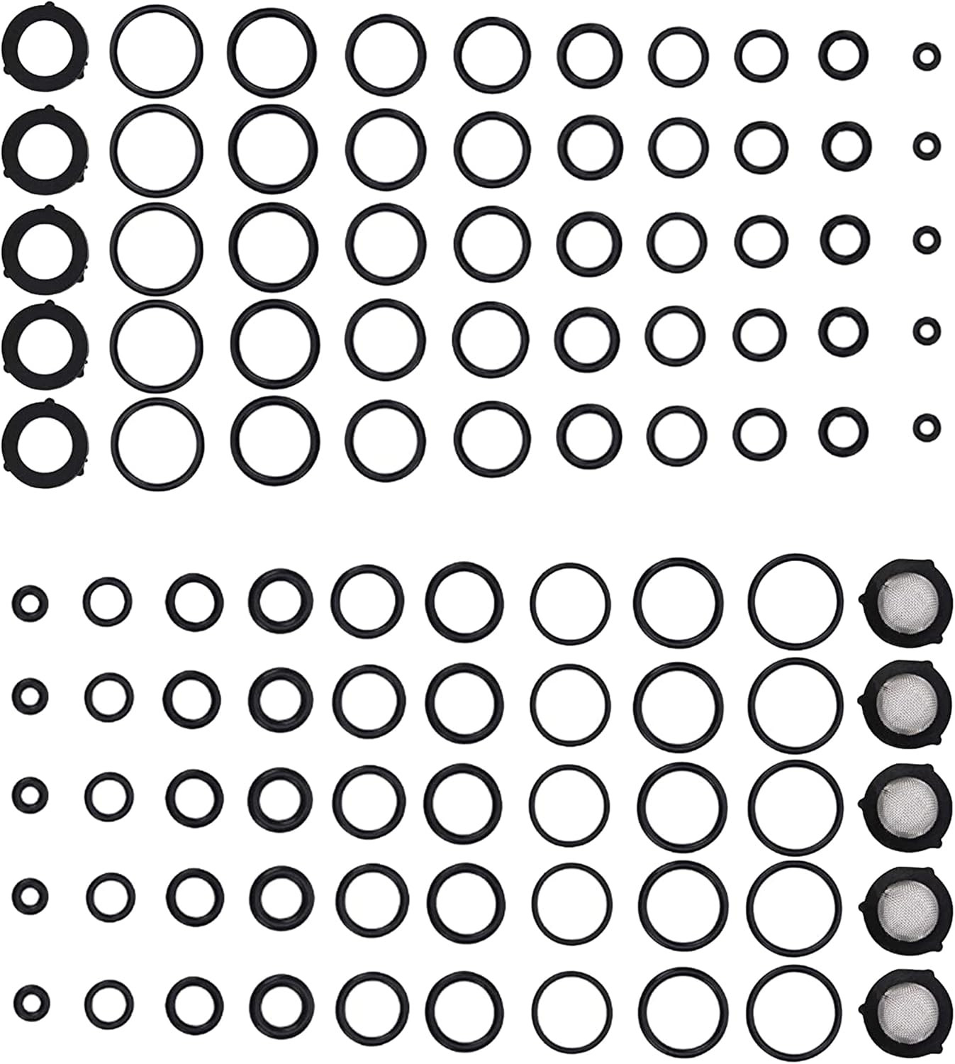 PWACCS High Pressure Washer O Ring Kit, Replacement Rubber Ring for Power Washer