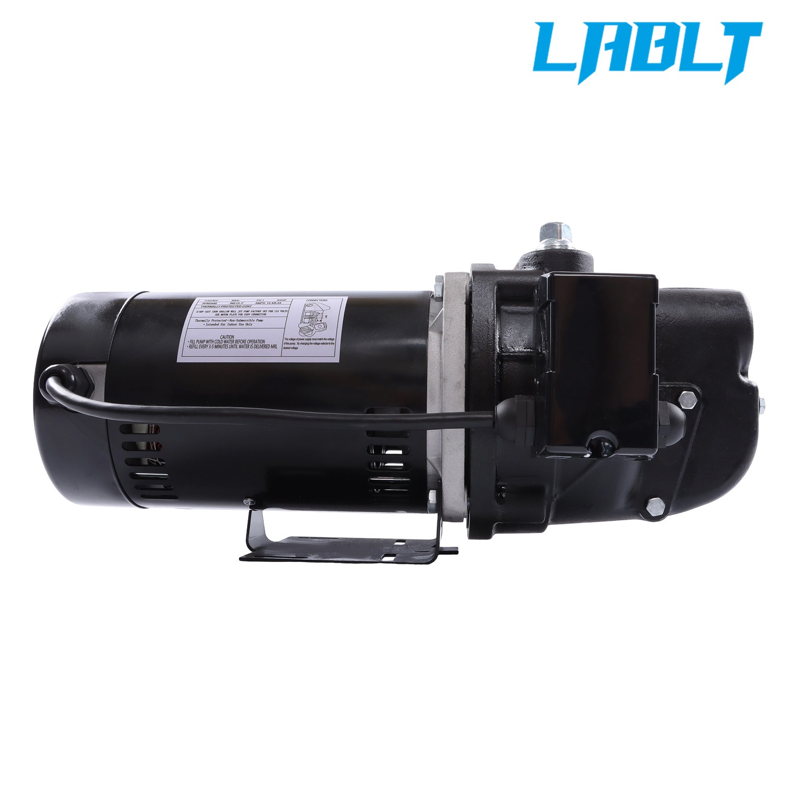 LABLT SWS75-3/4 HP Heavy Duty Cast Iron 510GPH 115/230V Shallow Jet Well Pump