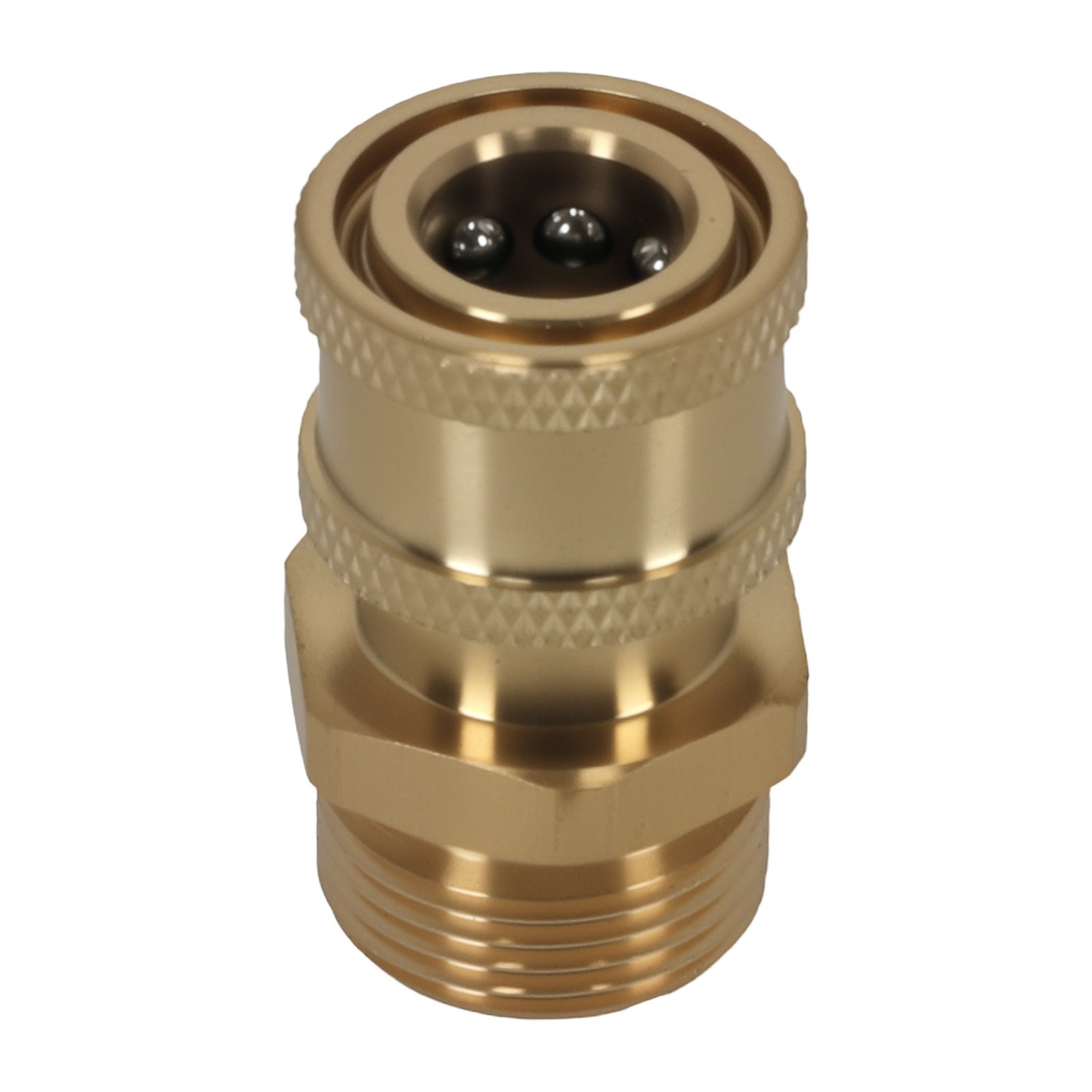 M22 14mm to 1/4″ Adapter for Pressure Washer Gun Brass Quick Connect 2PC