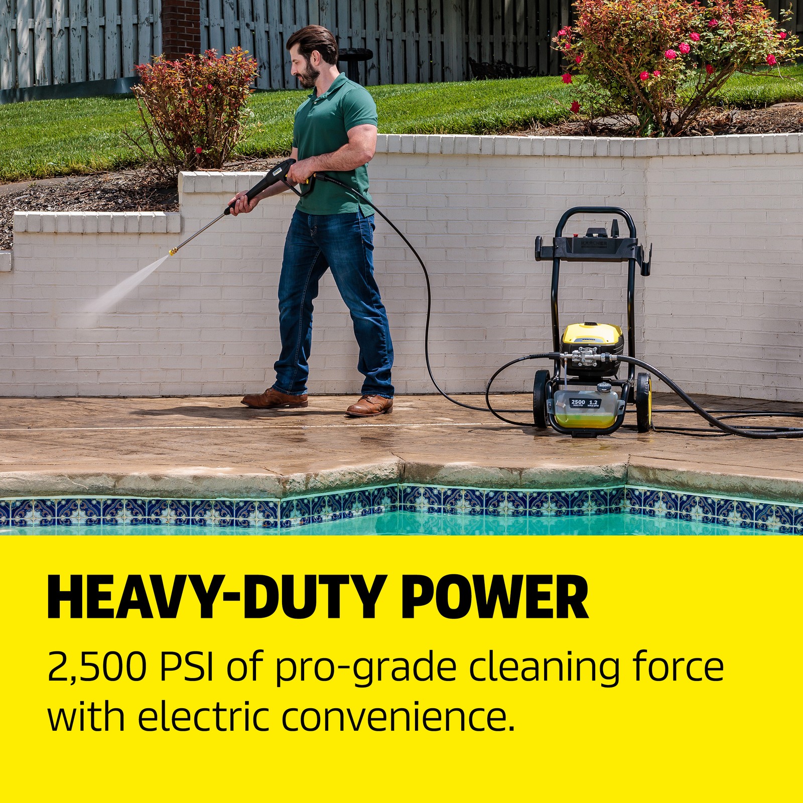 Kärcher K 2500 E 2500 PSI 1.2 max. GPM Pressure Washer, CETA Certified