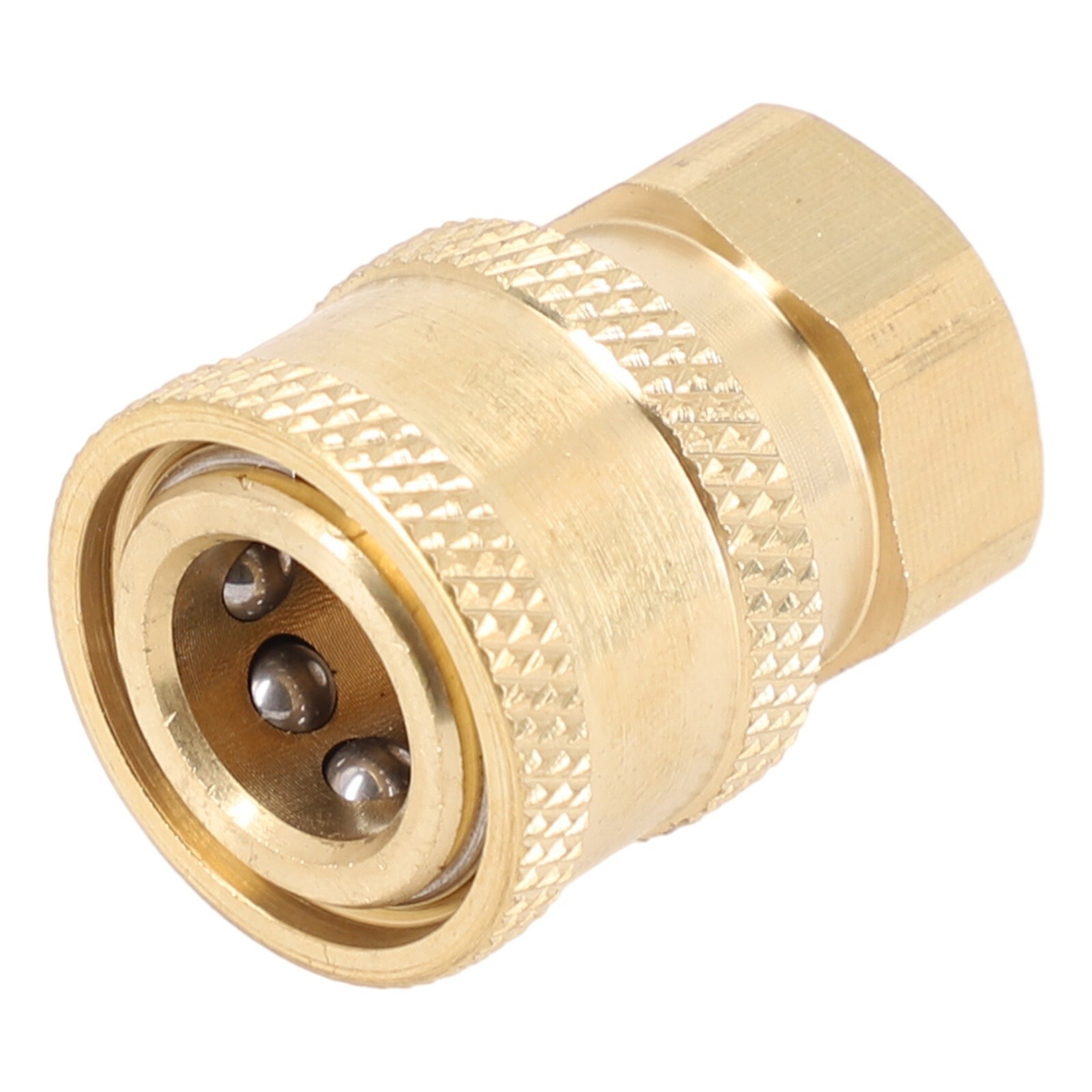 2pcs High Pressure Washer Coupler Brass Fittings 1/4 In Quick Connect To Female