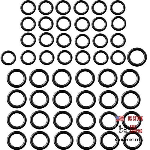 50 Pieces Power Pressure Washer O-Rings Replacement for 1/4 inch, 3/8 inch,