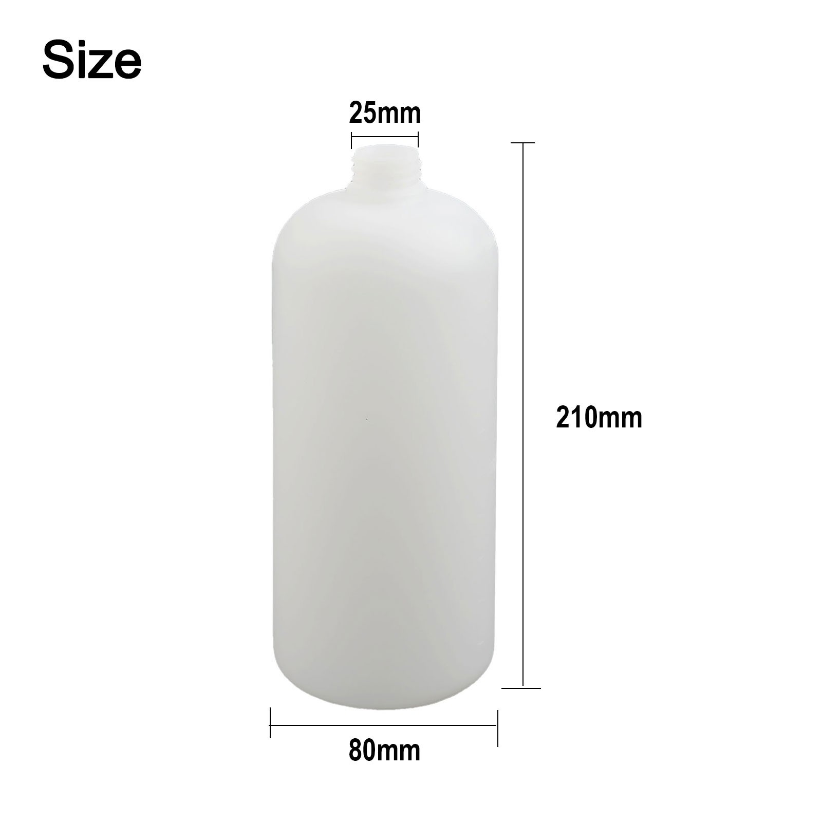 1L Foam Bottle Plastic Replacement Snow for LANCE 2000-5000 psi Soap shampoo