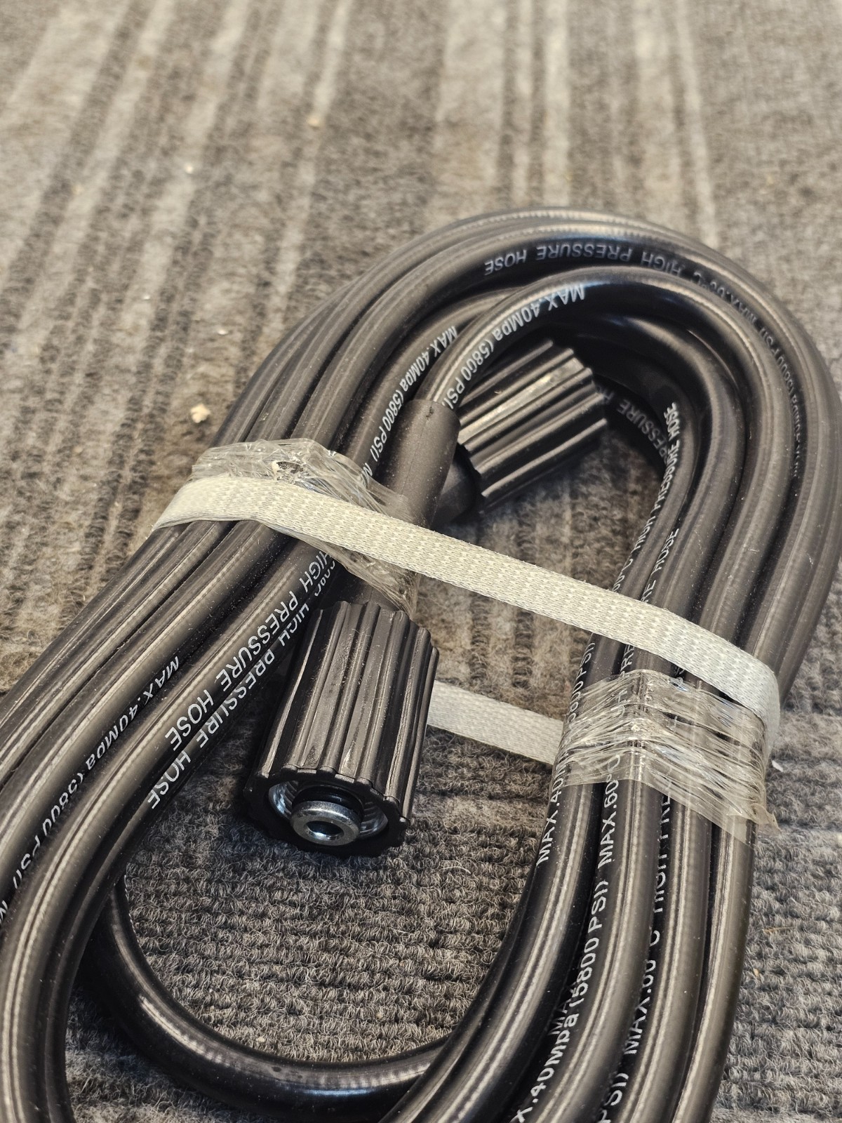 15FT Max 40Mpa 5800 PSI High Pressure Washer Extension Max 60C Black For Karcher