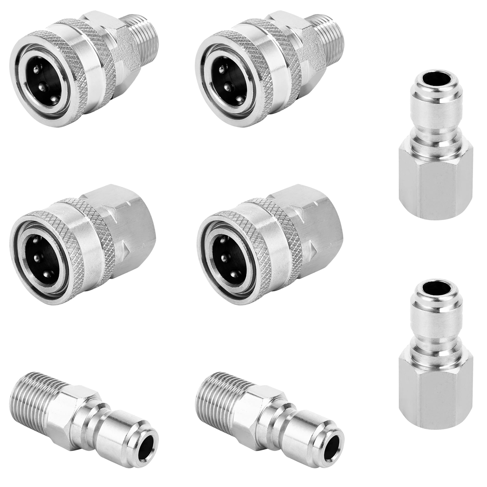 3/8 Inch Quick Connect Fittings Pressure Washer Quick Connect Kit Stainless Stee