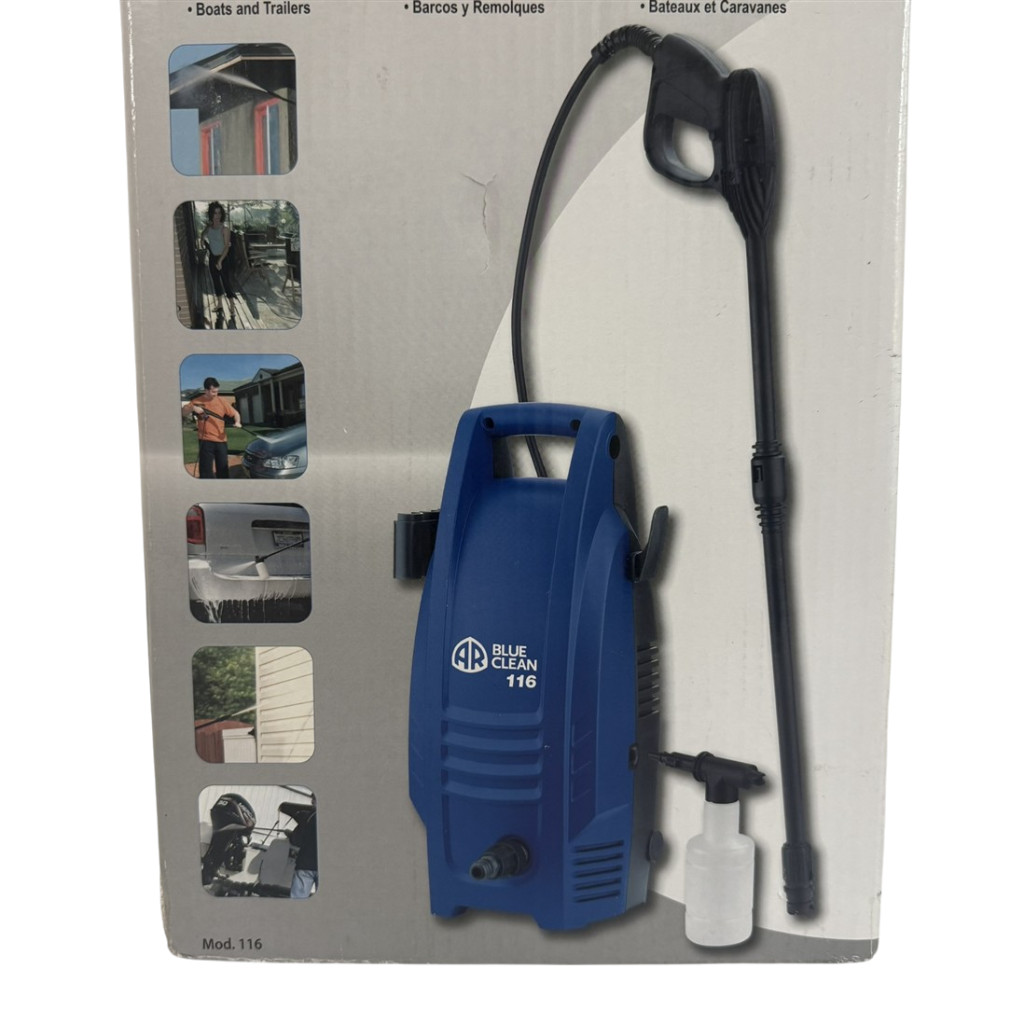 AR Blue Clean NEW Electric Pressure Washer Cleaner 1960 CU 1450 PSI Complete Kit
