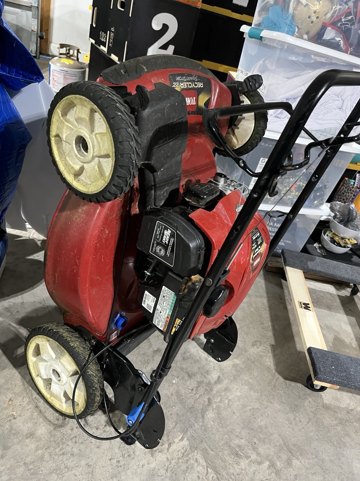 Toro Gasoline Cold Water Pressure Washer Recoil Start Storage Red/Black