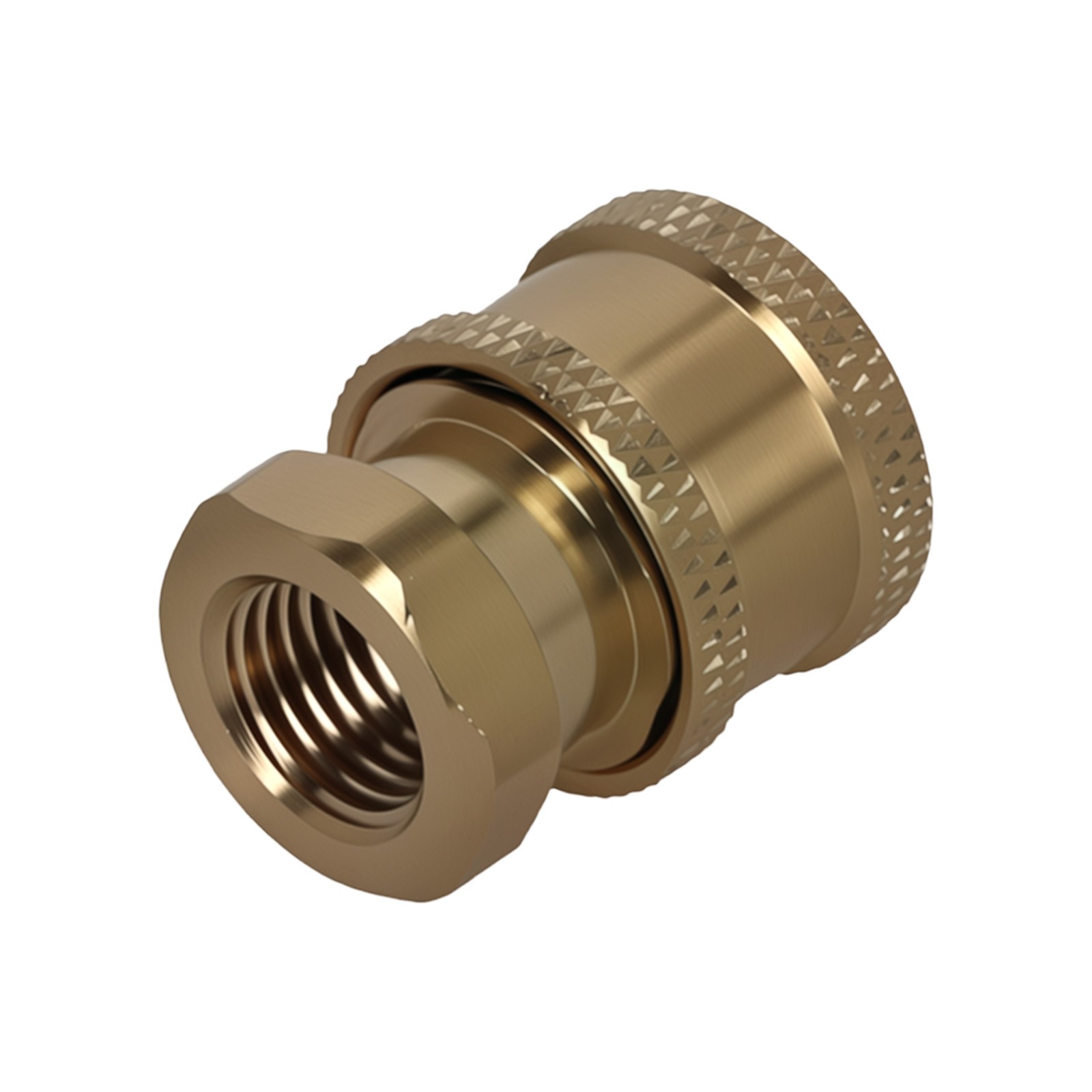 4* Brass Pressure Washer Coupler 1/4″ Quick Connect Socket to 1/4″ Female NPT