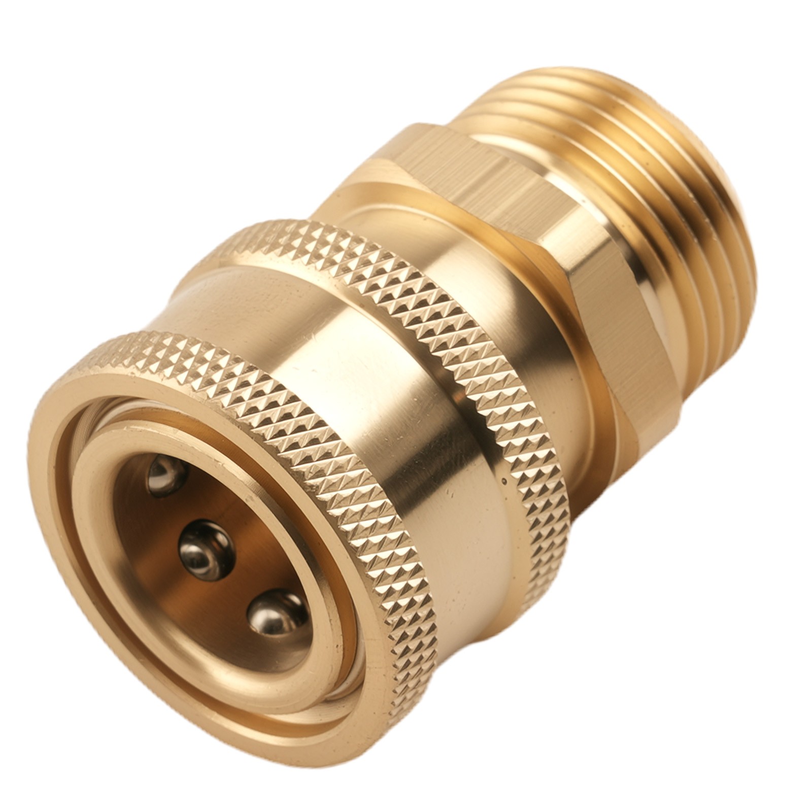 Brass Pressure Washer Adapter Kit M22 Quick Connect 3/8″ 3/4″ 1/2″ Universal