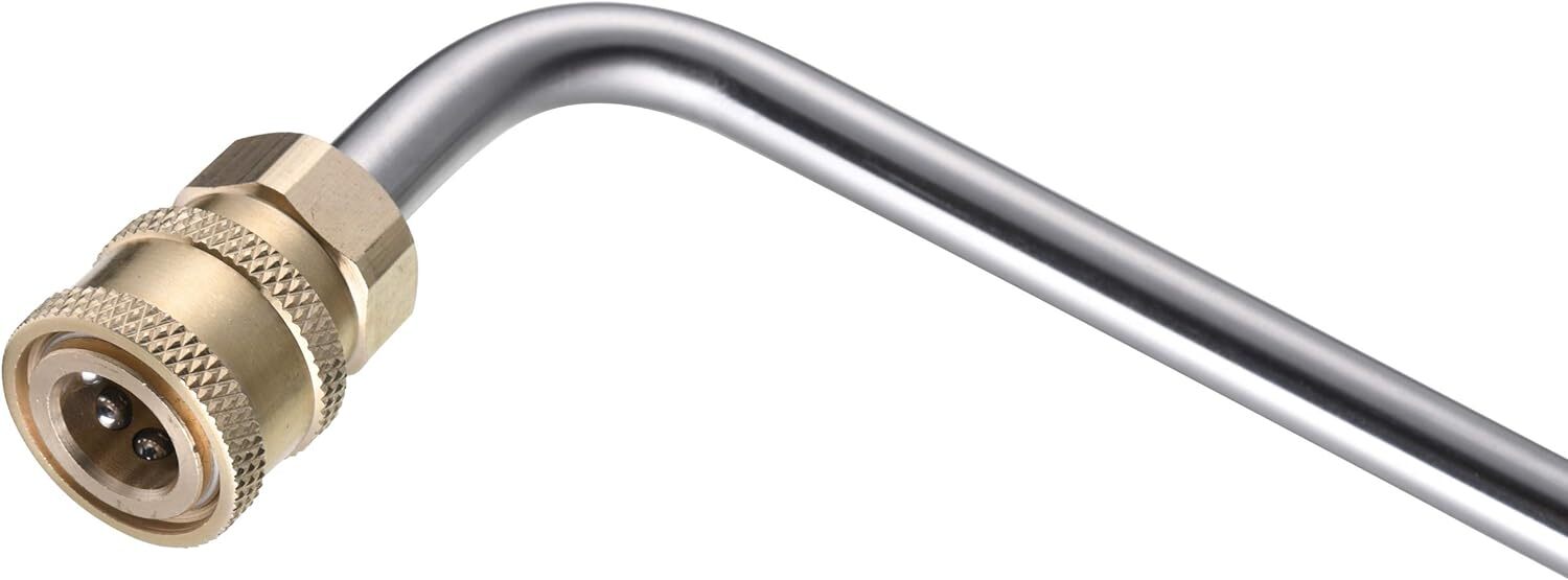 Pressure Washer Wand Extension, 90 Degree Curved Angled, Undercarriage and Gutte