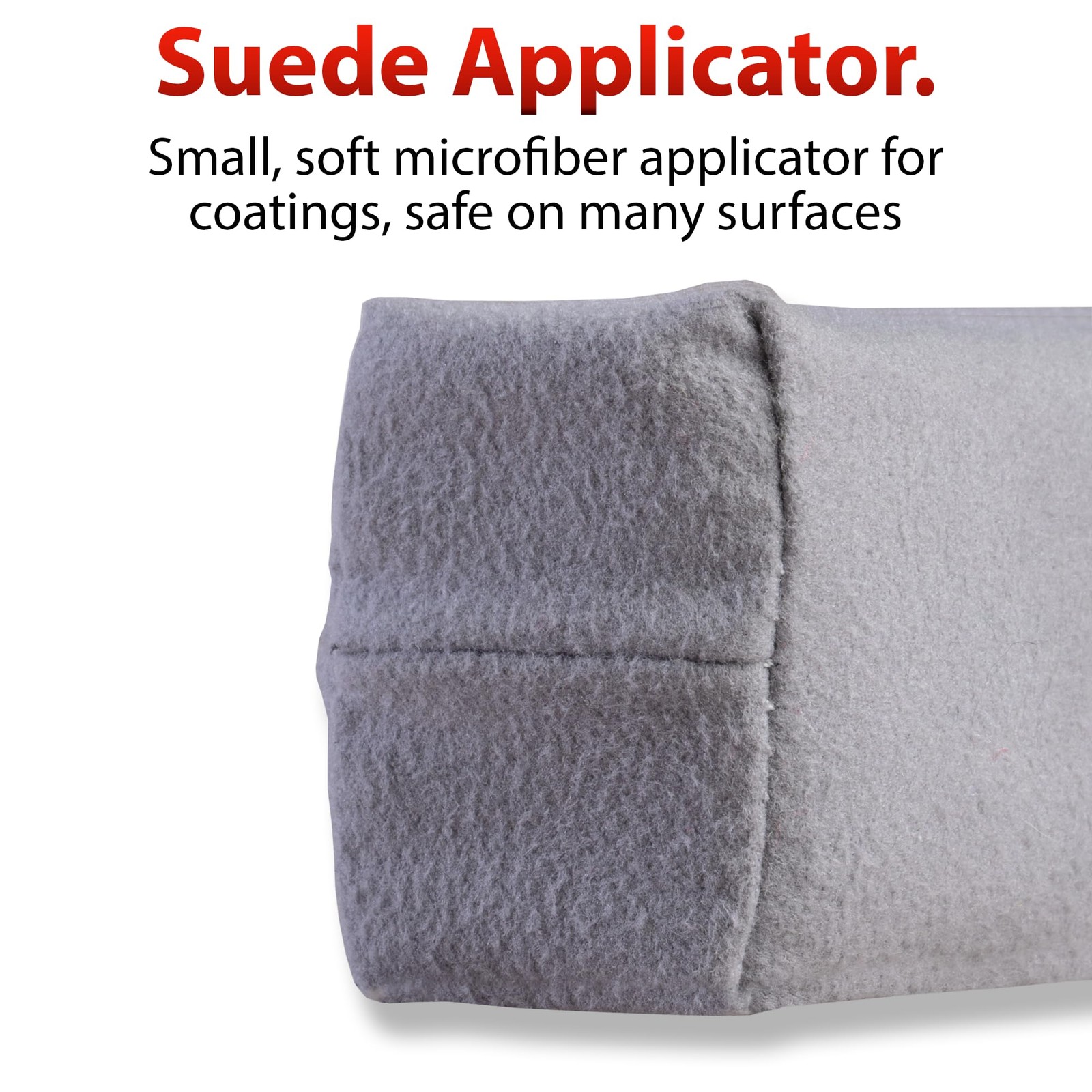Adam’S Polishes Suede Applicator (2 Pack) – Car Detailing Sponge, Use with Ceram