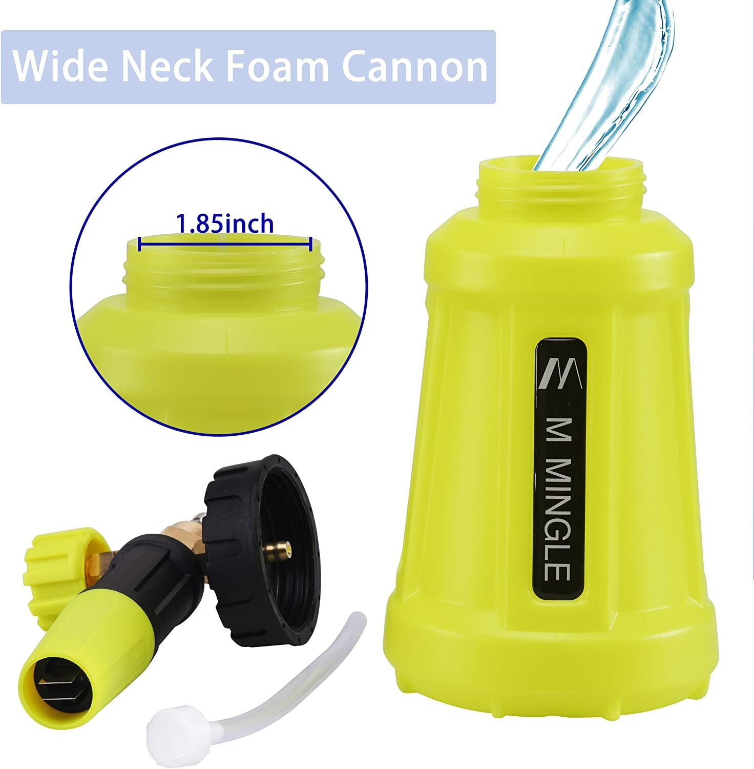 Snow Foam Lance Cannon Soap Bottle Sprayer for Pressure Washer Gun Jet Car Wash