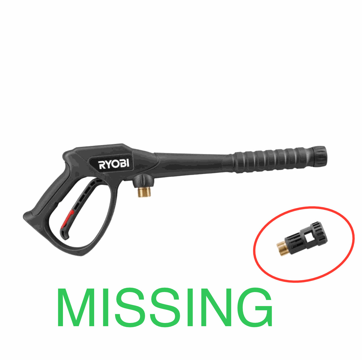 RYOBI 3,300 PSI Pressure Washer Trigger Gun Kit