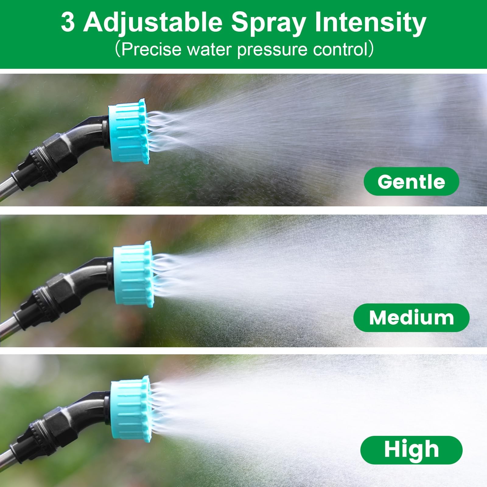 SideKing 23.6″ Battery Powered Sprayer Wand, 2025 Upgraded 11.4 inches, Black