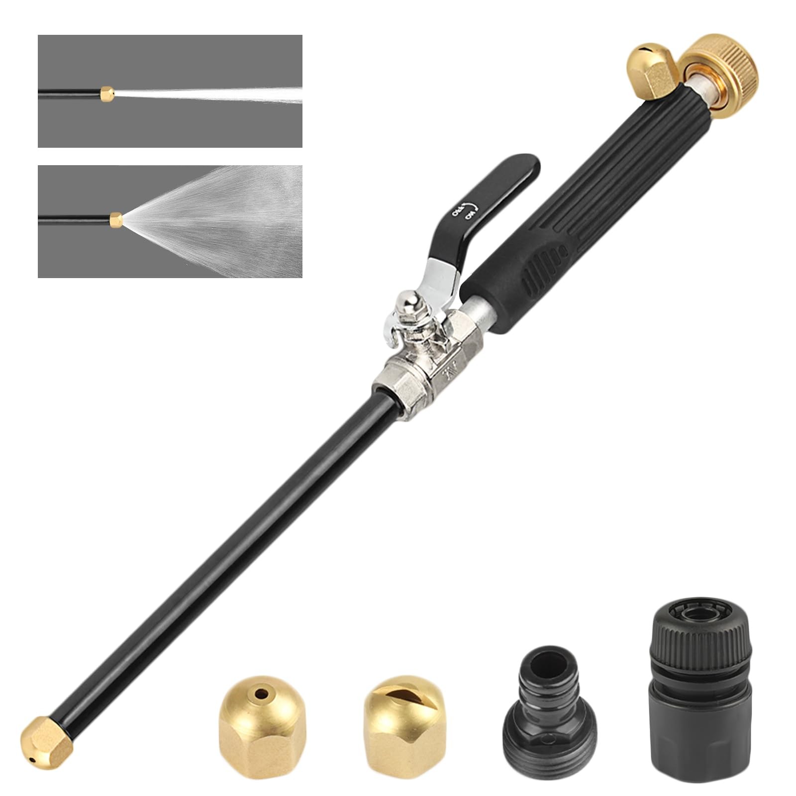 Hydro Jet High Pressure Power Washer Wand – Portable High Pressure Water 2 No…