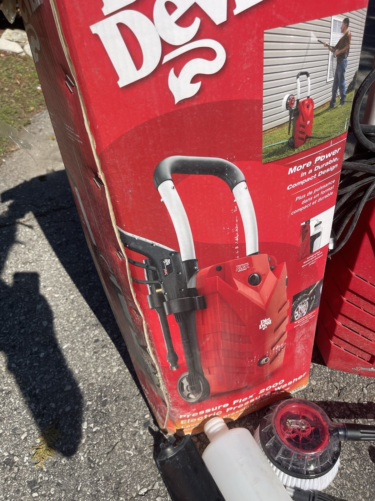 Rare Dirt Devil 13 Amp 2000 PSI Pro Electric Pressure Washer 1.6 Gpm Flex