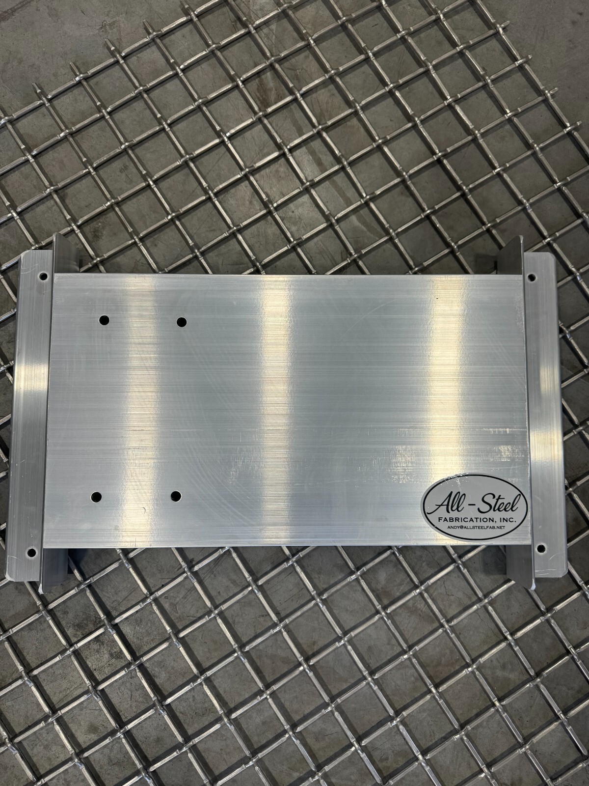Pressure Washer Skid Plate, HD Fully Welded Aluminum commercial grade USA MADE