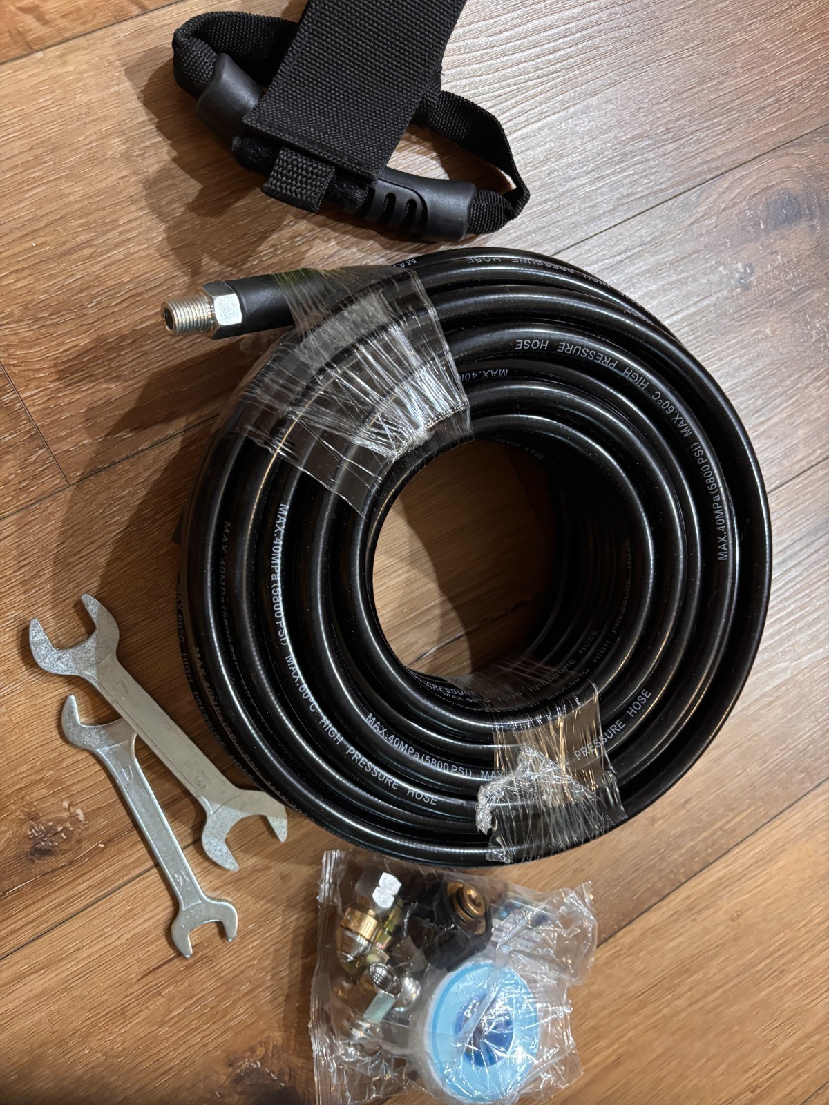 Sewer Jetter Kit for Pressure Washer, 50FT Drain Cleaner Hose 5800PSI