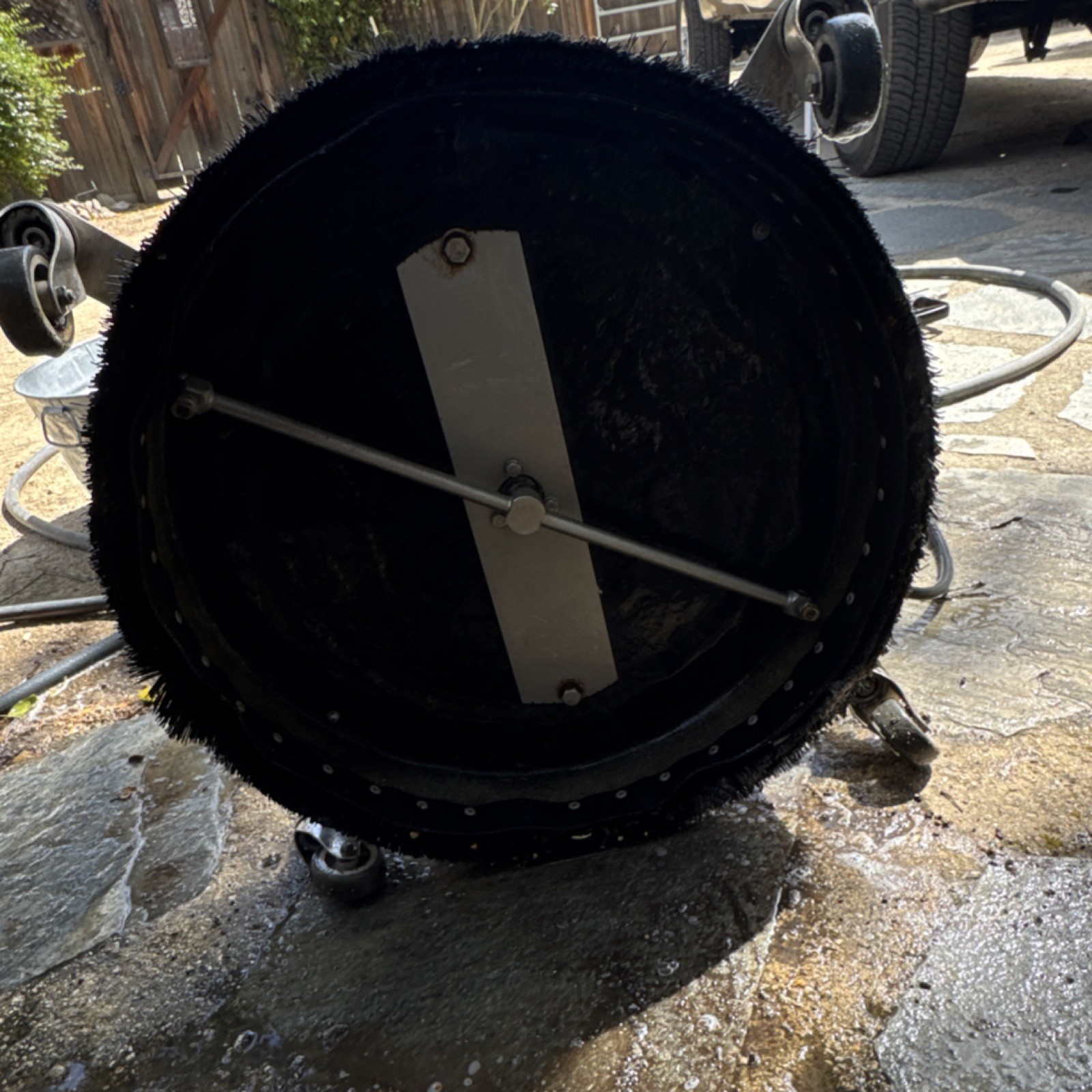 Sirocco Vacuums Cold Water Pressure Washer Surface Cleaner Attachment, Casters