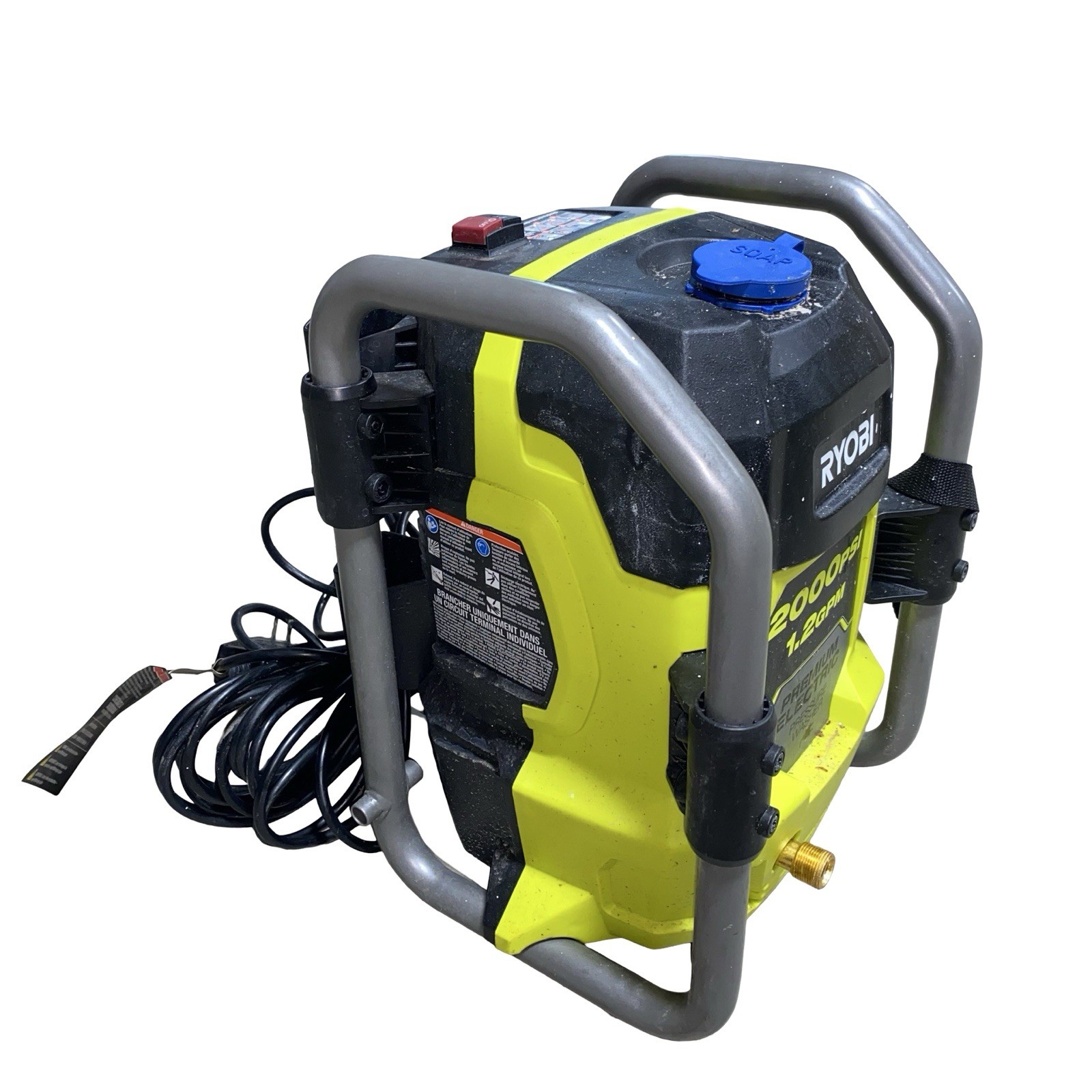 Ryobi RY142022 2000 PSI Electric Pressure Washer – FOR PARTS/REPAIR – Unit Only