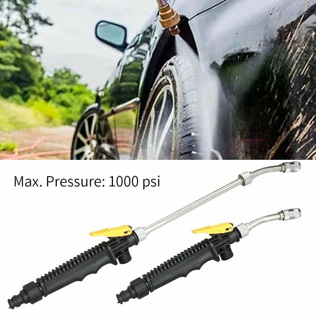 2-In-1 Garden High Pressure Power Washer Nozzle Car Washing Spray Gun Accessory