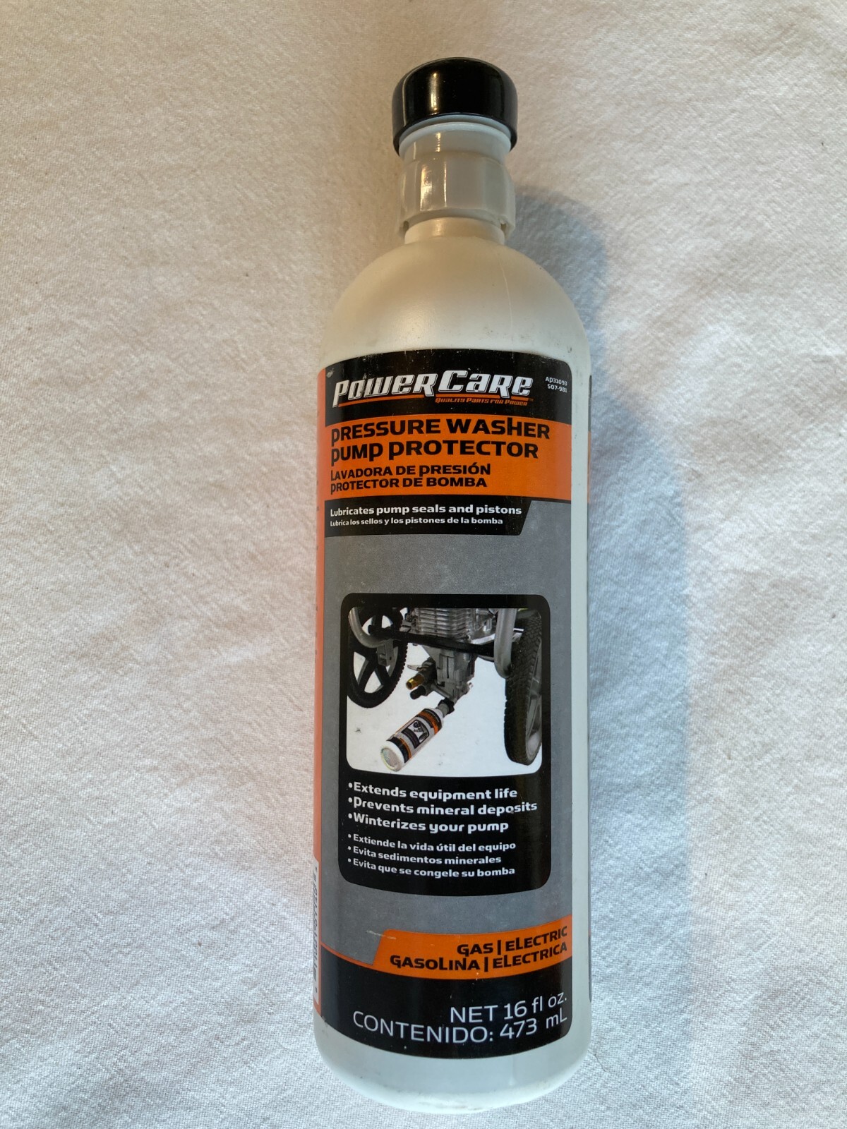 PowerCare AP31093 Pressure Washer Pump Protector, 16 oz Winterizer