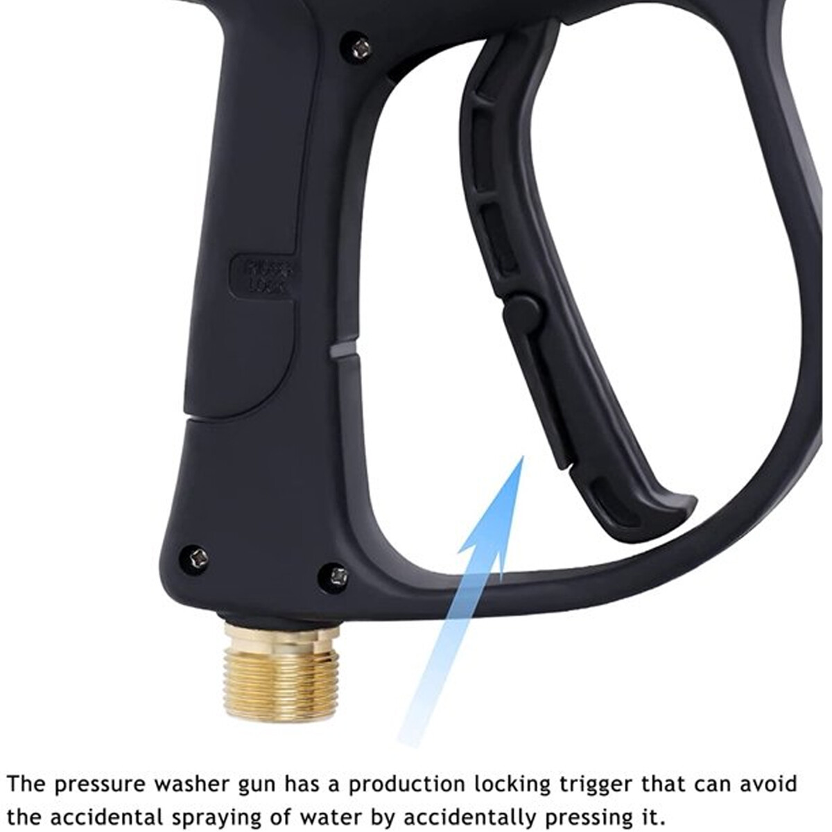4350 PSI cleaning water gun + 5 pieces pressure nozzle. 1/4″ quick coupler