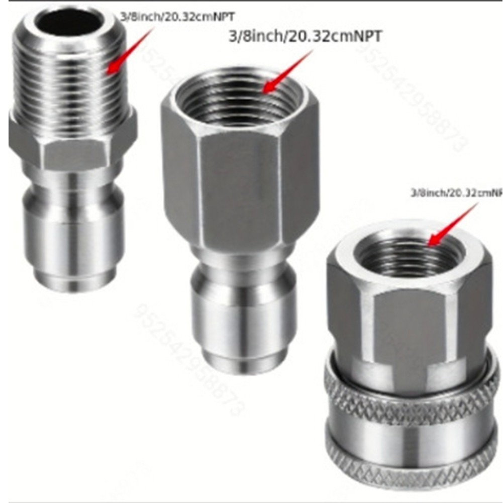 NPT Quick Connector Male Female Adapter 1/4 3/8 For High Pressure Cleaner