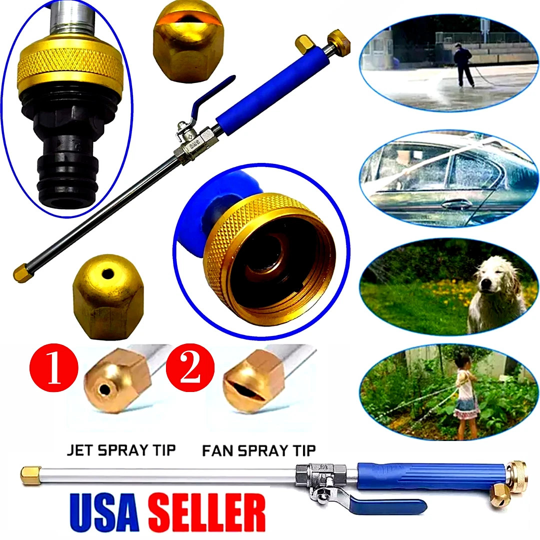 2IN1 High Pressure Power Washer Water Spray Gun Nozzle Wand Attachment USA STOCK