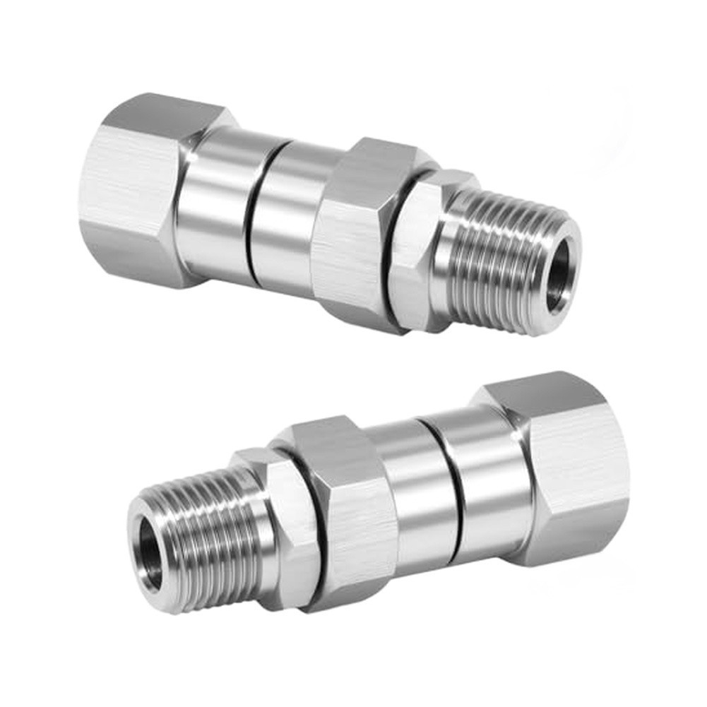 Pressure Washer Swivel Connector Stainless Steel 360 Rotation Up to 4000 PSI