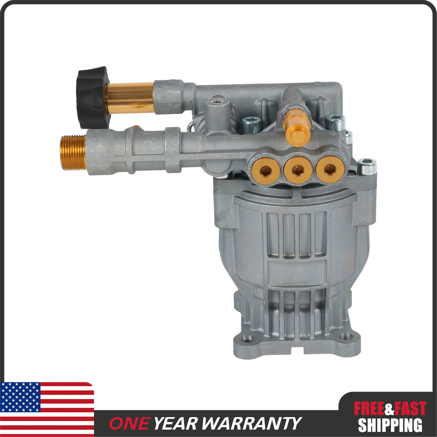 3300 PSI 2.4 GPM 3/4″ Shaft New Axial Cam 90028 Pressure Washer Pump Kit